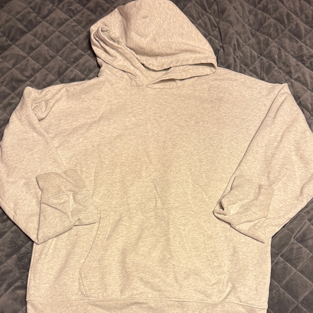 Aeropostale Light Gray Fleece Hoodie